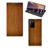 Samsung Galaxy Note 20 Ultra Book | Wallet Case | Donker Hout - thumbnail