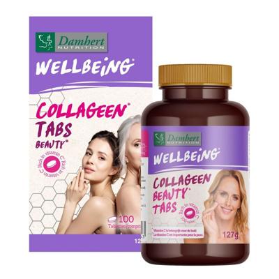 Damhert Wellbeing collageen beauty tabs 100 Tabletten