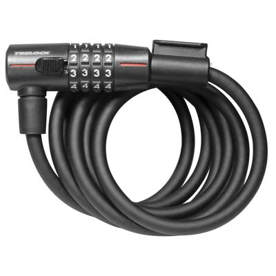 Trelock sk312 spiraalkabelslot code 180/12mm zwart