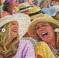 Rowing at the Regatta Puzzel 1000 Stukjes - thumbnail