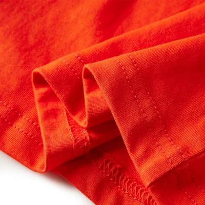 VidaXL Kindershirt met lange mouwen 116 felroranje