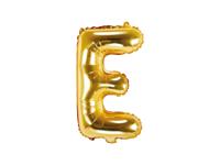 Folieballon Goud Letter &apos;E&apos; - 35cm - thumbnail