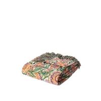 Sissy-Boy Multicolour jacquard geweven sprei met bloemenprint (200X250 - thumbnail