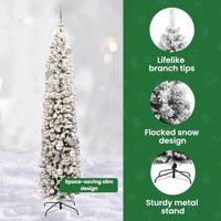 VidaXL Kunstkerstboom groen 180 cm pvc en staal en kunststof - thumbnail