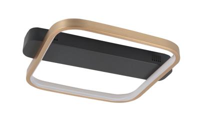 Highlight Design plafondlampAscona zwart met goud 30cm - P6610.38