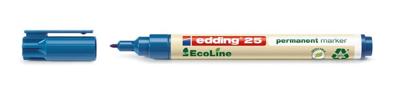 Viltstift edding 25 EcoLine rond 1mm blauw | 10 stuks