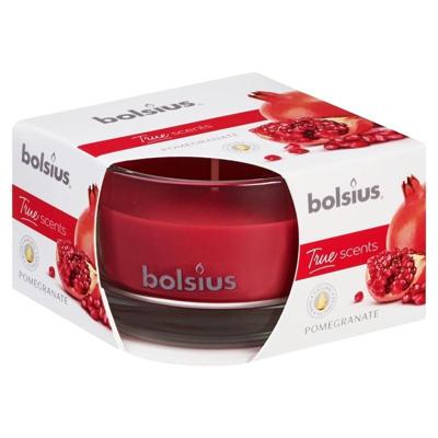Bolsius geurglas true scents pomegranate S