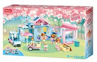 Sluban House with Garden (Girl's Dream) bouwstenen set - thumbnail