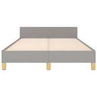 Bedframe zonder matras 120x200 cm stof lichtgrijs - thumbnail