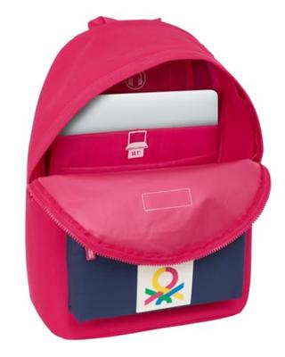 Laptoptas Benetton benetton Kers Marineblauw 31 x 41 x 16 cm