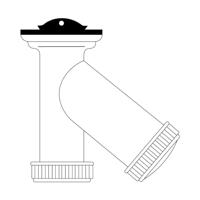 Washbasin Siphon Mirtak PVC - thumbnail