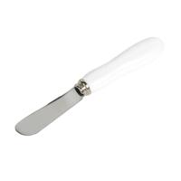 CosyandTrendy Botermesjes 13.5 cm 6 Stuks RVS/Wit - thumbnail