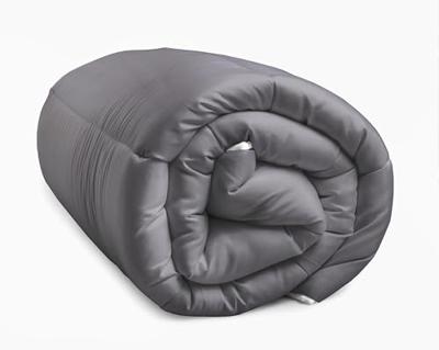 Sleeptime Dekbed zonder Overtrek - Antraciet - Tweepersoons - 200 x 200 - Wasbaar Dekbed - Geschikt voor Alle Seizoenen - Hoesloos Dekbed