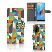 OPPO A74 4G | Telefoon Hoesje | Funky Retro - thumbnail