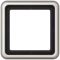 Jung CD581PT Afdekking Frame 1-voudig Platina 1 stuk(s) - thumbnail