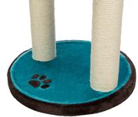 TRIXIE KRABPAAL LUGO BRUIN / TURQUOISE 45X45X103 CM - thumbnail