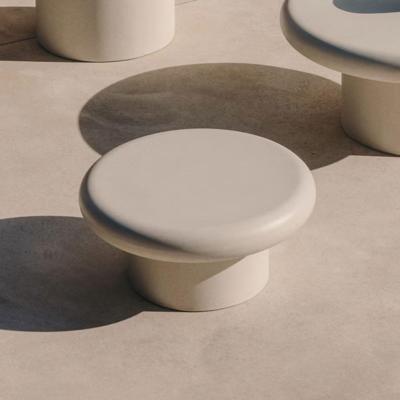 Kave Home Ronde Salontafel 'Addaia' Cement, 66cm