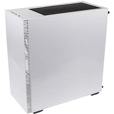 Kolink STRONGHOLD WHITE Midi-tower PC-behuizing Wit, Zwart 2 voorgeïnstalleerde ventilators, Zijvenster, Stoffilter