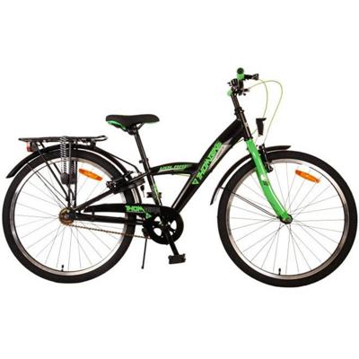 Volare Thombike Kinderfiets - Jongens - 24 inch - Zwart Groen - Twee handremmen (22505)