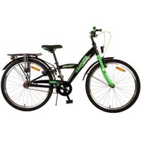 Volare thombike kinderfiets - jongens - 24 inch - zwart groen - twee handremmen - thumbnail