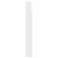 Schoenenkast met spiegel 4-laags 63x17x134 cm hoogglans wit - thumbnail