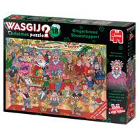 Wasgij Christmas 18 - Gingerbread Bakwedstrijd 2x1000 Stukjes Puzzel - thumbnail