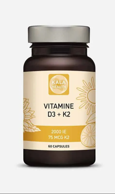 Kala Health Vitamine D3 & K2 Capsules