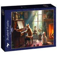 Feline Concerto Puzzel 1000 Stukjes - thumbnail