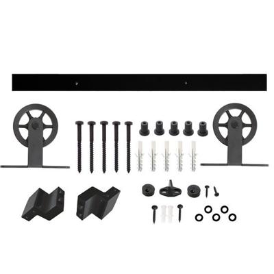 Intersteel | Schuifdeursysteem Wheel | Top | Mat Zwart