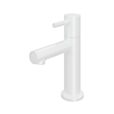 Fonteinkraan Hotbath Dude 1-hendel Recht 14.8 cm Rond Mat Wit