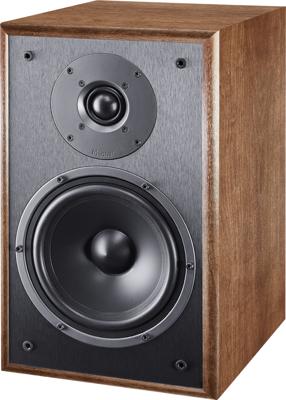 Monitor S30, krachtige kastbox, 2-weg plankluidspreker 2-weg basreflex, 1 paar, walnoot