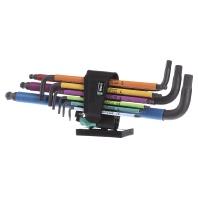 Wera 950 SPKL/9 SM N Inbus Haakse schroevendraaierset 1.5 mm, 2 mm, 2.5 mm, 3 mm, 4 mm, 5 mm, 6 mm, 8 mm, 10 mm 9-delig - thumbnail