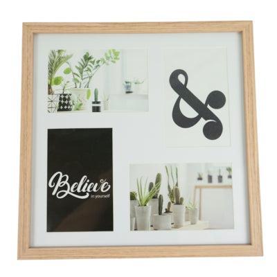 Fotolijst 4 passe-partout esdoorn 10 x 15 cm | 6 stuks
