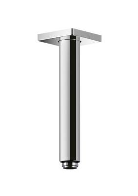 Plafonduitloop Hotbath Mate 15 cm Vierkant Geborsteld Nikkel