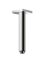 Plafonduitloop Hotbath Mate 15 cm Vierkant Geborsteld Nikkel - thumbnail