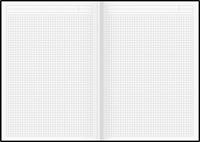 König & Ebhardt Notitieboek 8655226 Zwart DIN A4 Geruit - thumbnail