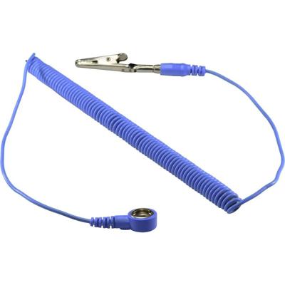 TRU COMPONENTS SpKL-10-183-SK ESD-aardingskabel 1.83 m Drukknop 10 mm, Krokodilklem TRU COMPONENTS SpKL-10-183-SK ESD-aardingskabel 1.83 m Drukknop 10 mm, Krokodilklem