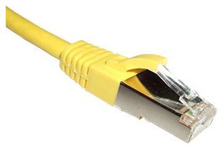 ACT Gele 3 meter LSZH SFTP CAT6A patchkabel met RJ45 connectoren ACT Gele 3 meter LSZH SFTP CAT6A patchkabel met RJ45 connectoren