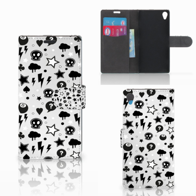 Telefoonhoesje met Naam Sony Xperia Z3 Silver Punk Telefoonhoesje met Naam Sony Xperia Z3 Silver Punk