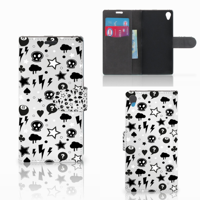 Telefoonhoesje met Naam Sony Xperia Z3 Silver Punk - thumbnail