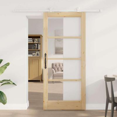 Schuifdeur met Hardware Set 'ORKDAL'van Massief Hout & Glas