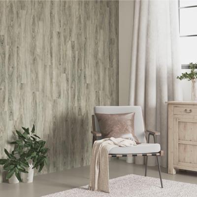Wandpanelen houtlook 4,12 m² PVC grijs