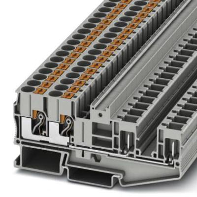 Phoenix Contact 3061826 Doorgangsklem 8.2 mm Spanveer Grijs 50 stuk(s)