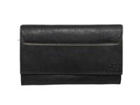 dR Amsterdam Waxi Damesportemonnee 9cc black Dames portemonnee - thumbnail