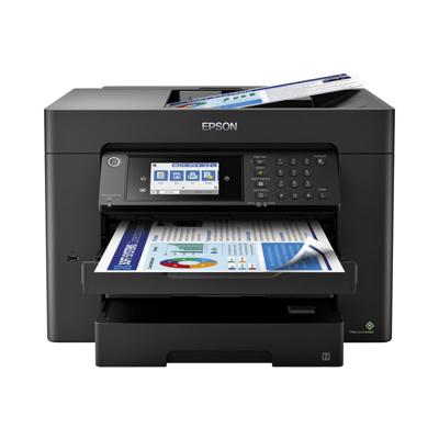 Epson workforce wf-7840dtwf all-in-one inkjetprinter met faxfunctie (scannen, kopiëren, faxen, lan, wi-fi)