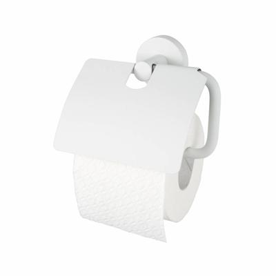 Haceka Kosmos toiletrolhouder met klep 14,3x5x12,9cm wit