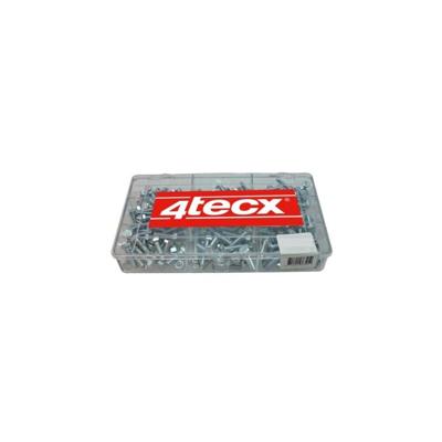 4tecx Assortiment tap- en zeskantbouten M12 141-delig verzinkt
