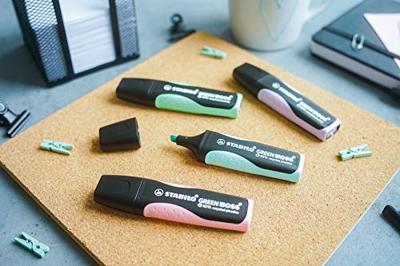 STABILO green boss pastel - markeerstift - 8 stuks deskset STABILO green boss pastel - markeerstift - 8 stuks deskset
