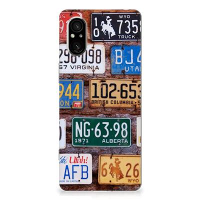 Sony Xperia 5 V | Siliconen hoesje | met foto Kentekenplaten Sony Xperia 5 V | Siliconen hoesje | met foto Kentekenplaten