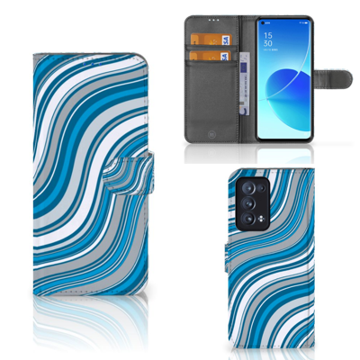 OPPO Reno 6 Pro Plus 5G | Telefoon Hoesje | Waves Blue